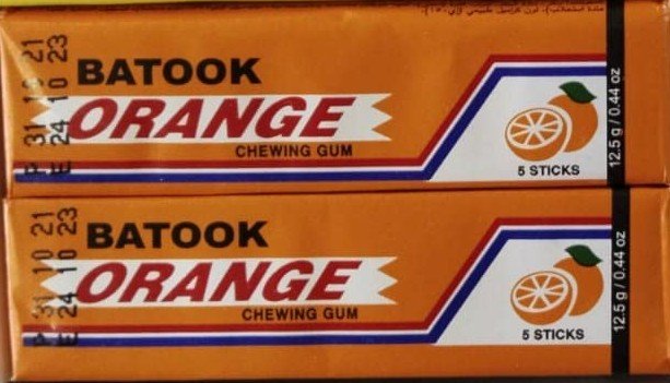 Chewing-gum Chlorofine Orange